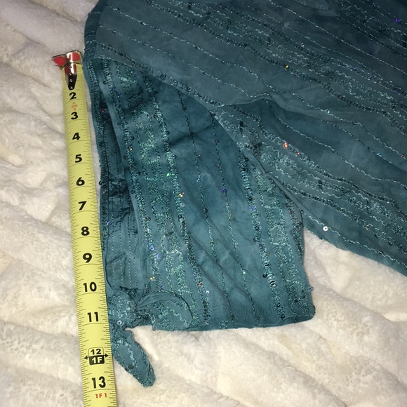 Sami & Jo Plus Turquoise dress with sequins - Picture 13 of 15